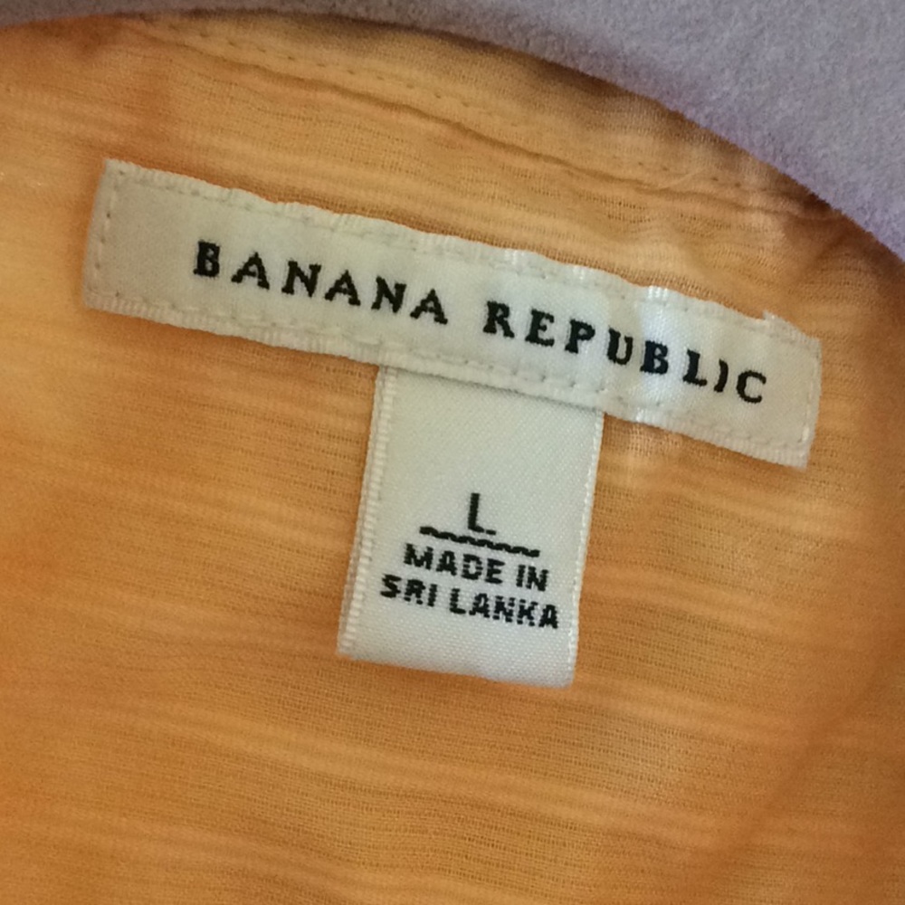 Orange button down - Picture 3 of 3